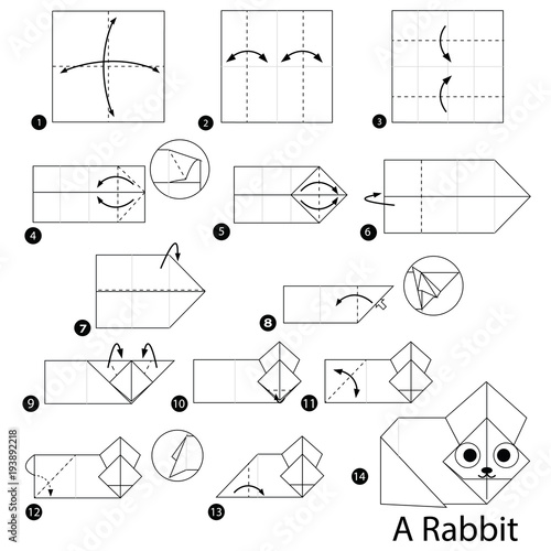 Step By Step Instructions How To Make Origami A Rabbit Buy