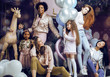 © iordani - Lifestyle and people concept: young pretty diversity nations wom