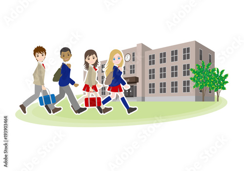 高校の友達のイラスト Stock Vector Adobe Stock 高校の友達のイラスト Stock Vector Adobe Stock