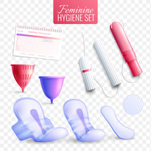 Feminine Hygiene  Transparent Set