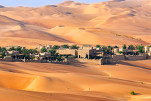 Desert Resort Landscape.