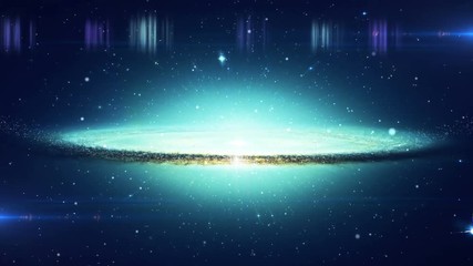 Wall Mural - Journey in to Milky Way Galaxy Footage