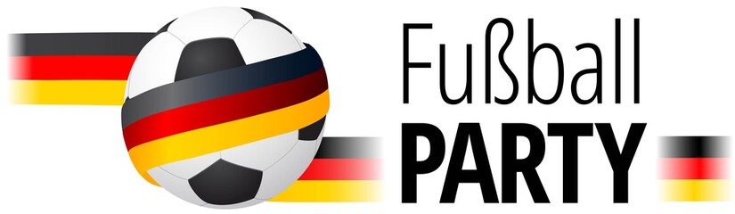 Poster - Fußball Party