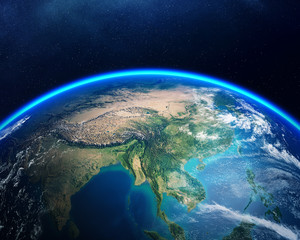earth from space asia