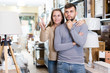 © JackF - Loving couple in shop of secondhand furniture