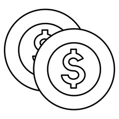 coin money isolated icon vector illustration design