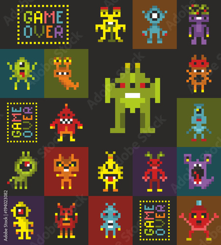 retro style video games