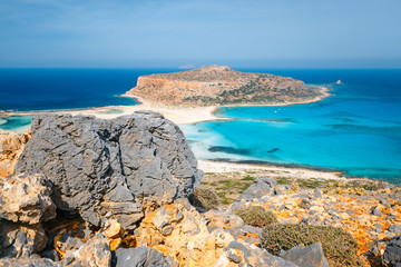 Wall Mural - Beautiful Balos beach on Crete Island, Greece