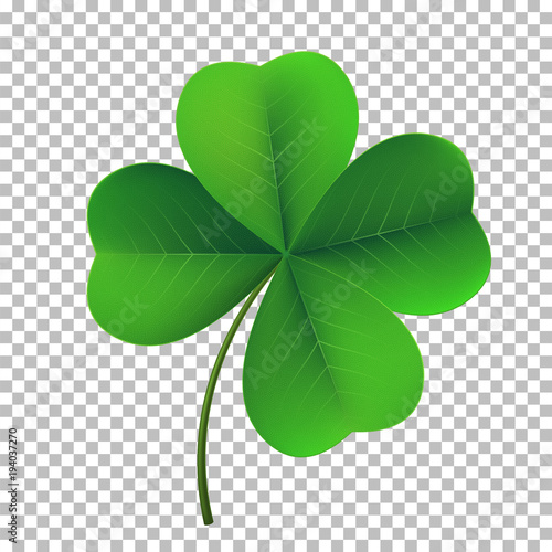 Fotomural Vector four-leaf shamrock clover icon