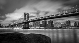Fototapeta  - View of the Manhattan Bridge from DUMBO, Brooklyn, New York