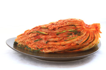 The most famous Korean traditional food Kimchi(napa cabbage). It's a basic Korean side dish made of vegetables with a variety of seasonings. 