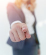 © ASDF - Young Woman pointing finger to You