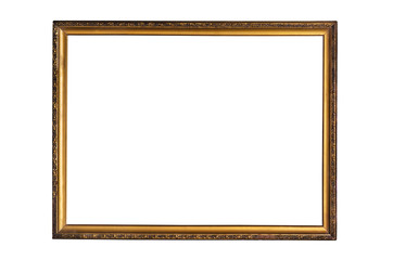 Vintage frame isolated on white