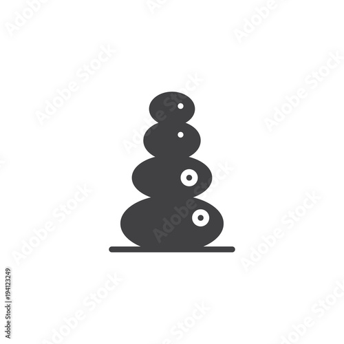 Stacked Stones Vector Icon Filled Flat Sign For Mobile Concept And Web Design Zen Stones Simple Solid Icon Spa Symbol Logo Illustration Buy This Stock Vector And Explore Similar Vectors At