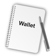 Sticker - Notizblock Hochformat 05 - Wallet