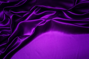 Abstract purple drapery cloth, Wave of dark violet fabric background, Pattern and detail grooved fabric for background and abstract
