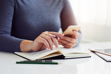 Wall Mural - close up of woman sketching graphic sketch in office