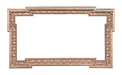 Golden frame for paintings, mirrors or photos