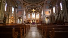 Interior View Of The Historical Cathedral Of The Blessed Sacrament