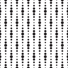 Wall Mural - Seamless geometric dot stream line pattern