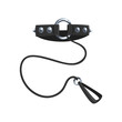 © topvectors - Leather fetish collar with steel spikes and leash, fetish stuff for role playing and bdsm vector Illustration on a white background