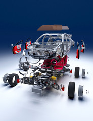 Poster - Details of the car