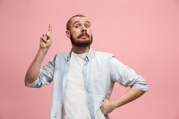 Wall Mural - Young serious thoughtful businessman. Doubt concept.