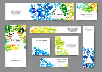 Wall Mural - Web banner templates