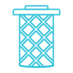 Wall Mural - Trash can icon