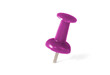 © nata777_7 - A pink Thumbtack isolated on a white background