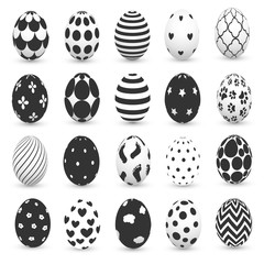 Sticker - Set of Easter eggs