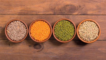 Canvas Print - Mix of colorful lentil