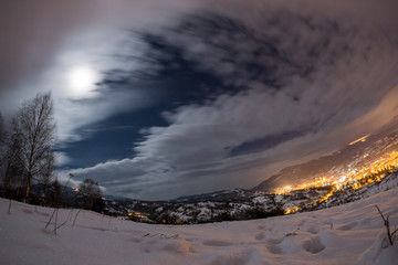 Wall Mural - night sky