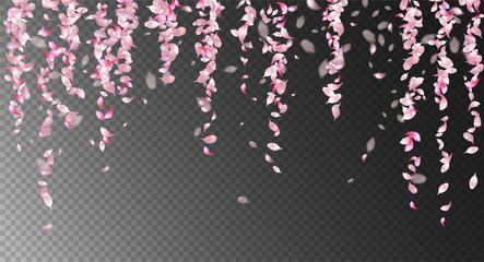 Poster - Falling Pink Petals