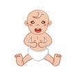 © SharktaleStudio - Baby Smiling Vector Illustration