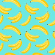 Banana Seamless Pattern.vector Illustration