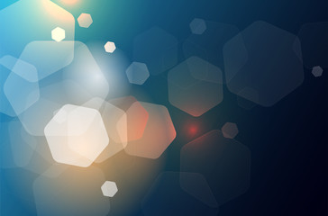Wall Mural - abstract modern hexagonal background for your design
