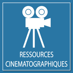 Canvas Print - Logo ressources cinématographiques.