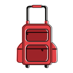 Wall Mural - travel luggage equipment vector illustration graphic design