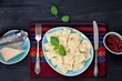 © Inna - Ravioli met tomatensaus en parmezaanse kaas