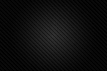 Black lighting background with diagonal stripes. Vector abstract background