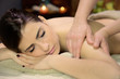 © fabianaponzi - Gorgeous lady relaxing receiving massage in spa