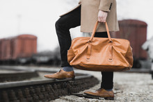 Men's Leather bag - criminal mafia