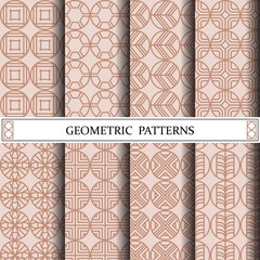 Wall Mural - circle geometric vector pattern,pattern fills, web page, background, surface and textures