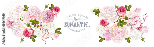Romantic garden horizontal
