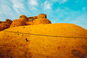 Wall Mural - Jaisalmer Fort, historic architecture in India