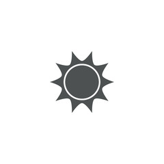 Poster - sun icon. sign design