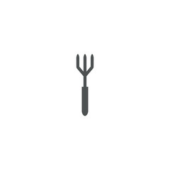 Poster - fork icon. sign design