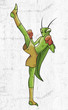 mantis fighter illustration