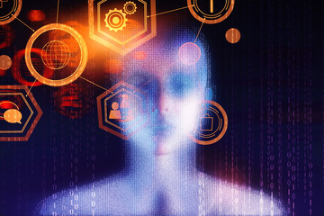 Sticker - computing, cyberspace and programming backdrop